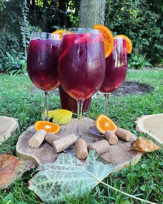 Copas de La Colora en el jardín
